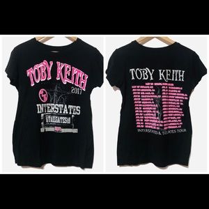 Toby Keith Concert Tee 2017 interstates &tailgates